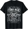 Vintage 1944 Limited Edition 80 Year Old Gifts 80th Birthday Gift Unisex T-Shirt