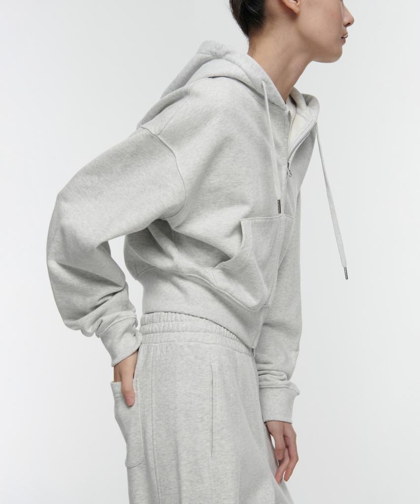 MUSINSA STANDARD WOMAN Women'S Wide Sweatpants [Melange Light Grey]