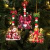Acryl Hanger Kralen in Europees-Amerikaanse Stijl voor Kerstboom Decoraties