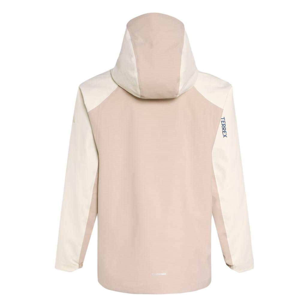 Adidas Terrex Xploric 2 Layer Jacket Outdoor Breathable Woven Sports Hooded FW25 Hiking Waterproof Windproof Durable Shell Jacket Men Jacket KR8390