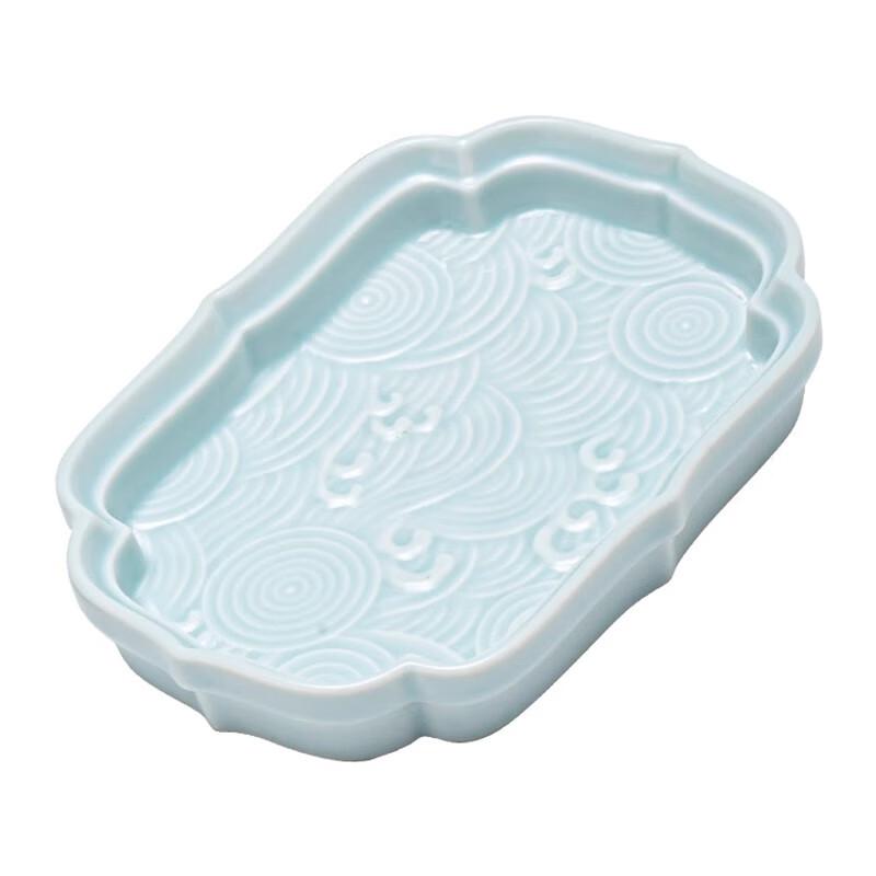 VAKADA Chinese Ceramic Irregular Fruit & Snack Plates - 4-Piece Set