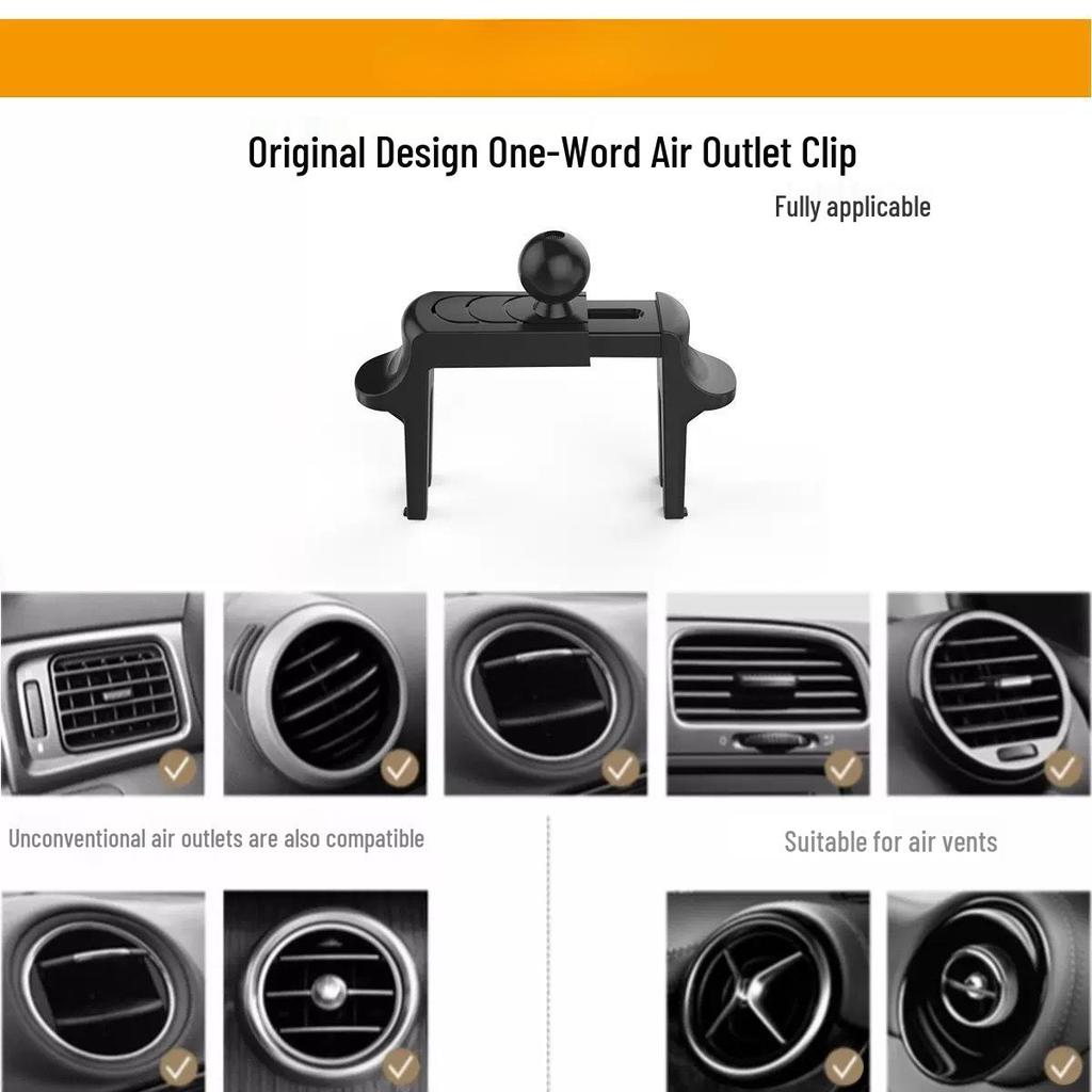 360° Rotating Universal Car Air Vent Phone Holder with Gravity Sensing