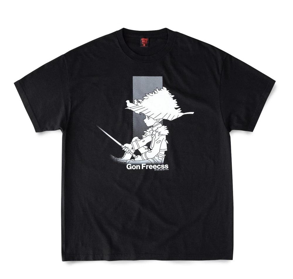 Hunterxhunter X Geeks Rule Silkscreen Printing T Shirt Gon Freecss Japan New