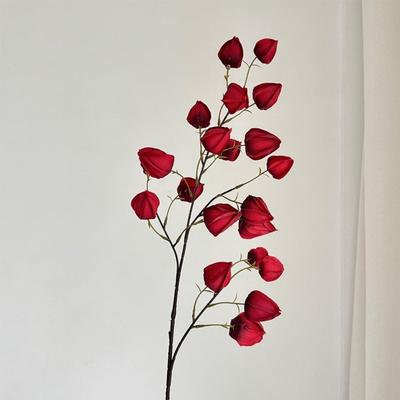 60cm Artificial Lantern Flower Simulation Long Branches Artificial Lantern Fruits Bouquets Decorative Plastic Fake Flower