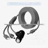 Fourth-Gen 3-in-1 Mini Power Charging Cable with 18 AWG Pure Copper