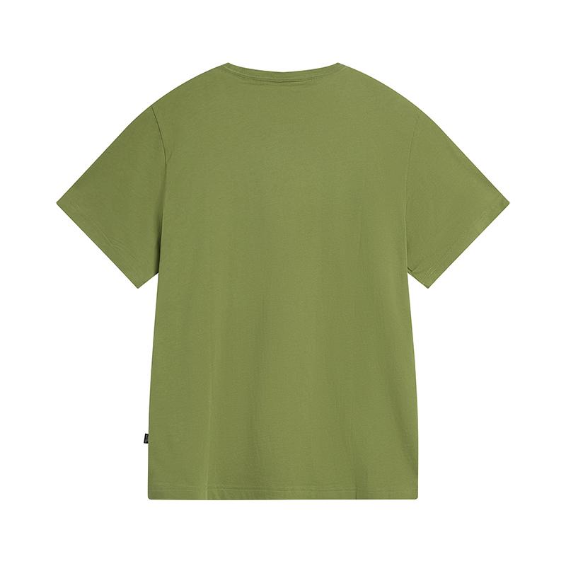 Puma Round Neck Fashion Simple Versatile Short Sleeve Breathable T-Shirt Unisex T-Shirts Olive-Green 691342-81