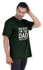 Inkmeso Men  s Graphic Printed   Because I'm The Dad That's Why   Novelty Sarcastic Tshirt Crew Neck Tee For