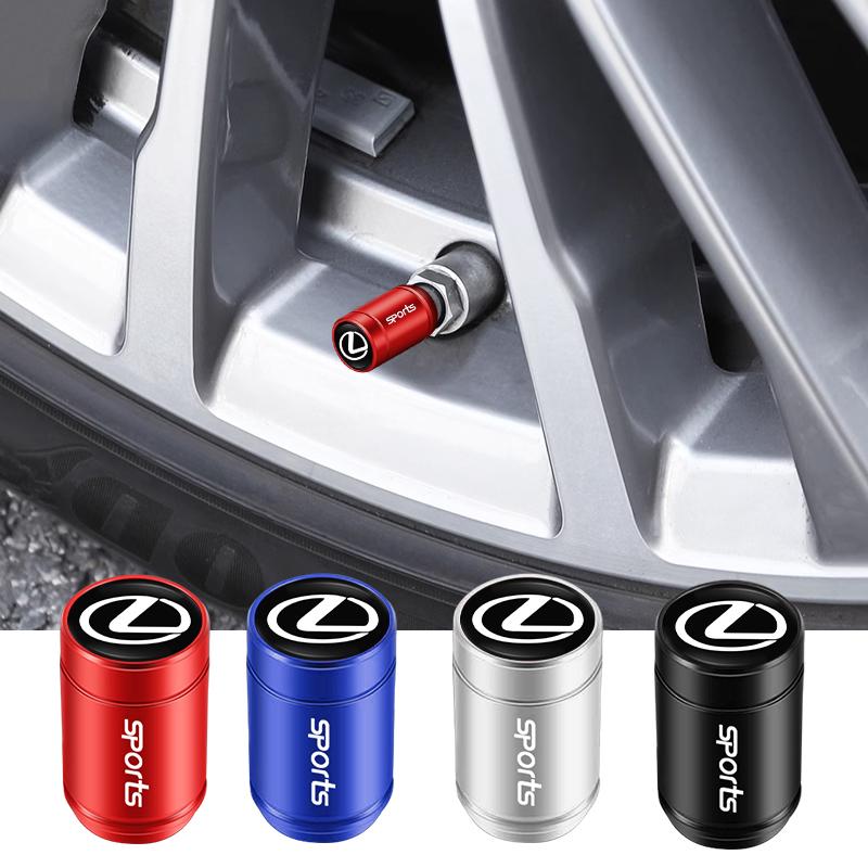 4 Bucăți Capac Valve Anvelopă Mașină Accesorii Capac Valve Jantă Aliaj Pentru Lexus F-SPORT ES RX NX LS UX LM LX GX LC RZ IS CT GS RC HS SC
