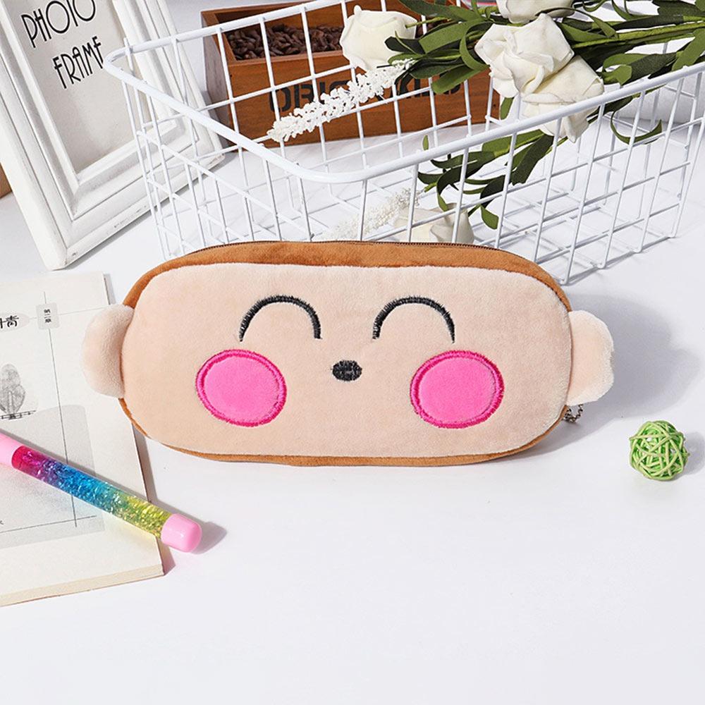 Zipper Design Pencil Case Large Opening Design Stationery Bag Stationery Pouch  School Supplies