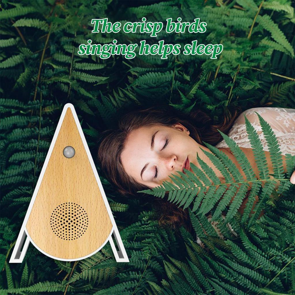 Triangular bird song music box Portable Chirping Sound Box Bedroom Motion Sensor home music tool for yoga studios spas