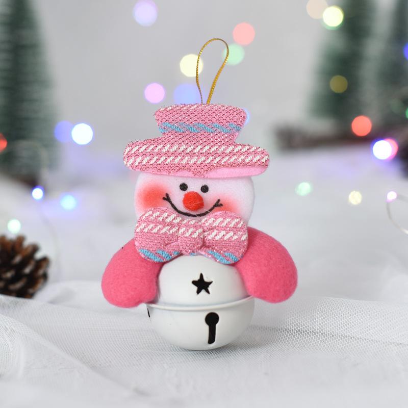 Christmas Decorations, Holiday Pendants, Christmas Tree Ornaments with Bells, Christmas Gifts, Dolls Holding Bells.