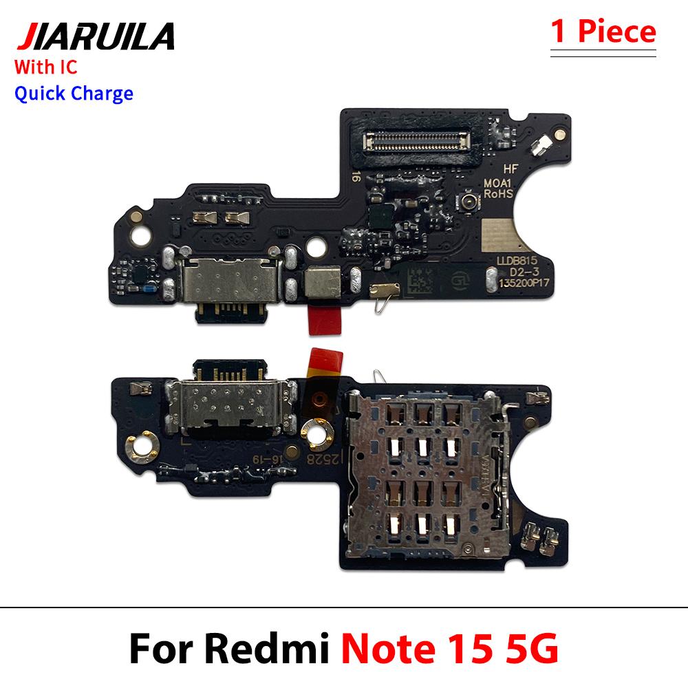 11Pcs, Fast Charger Main Charging Port Board For Xiaomi Redmi Note 11 Pro Plus Note 11 Pro Motherboard Connect USB Dock Flex