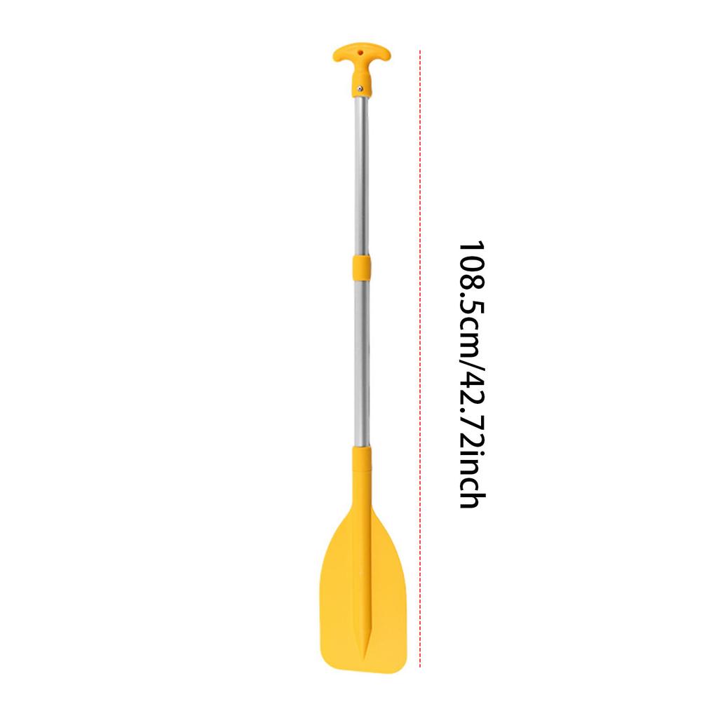 Telescoping Boat Paddle Portable Durable Aluminum Boat Oars 53.5-108.5cm Adjustable Length Boat Rafting Paddle for Water Sports