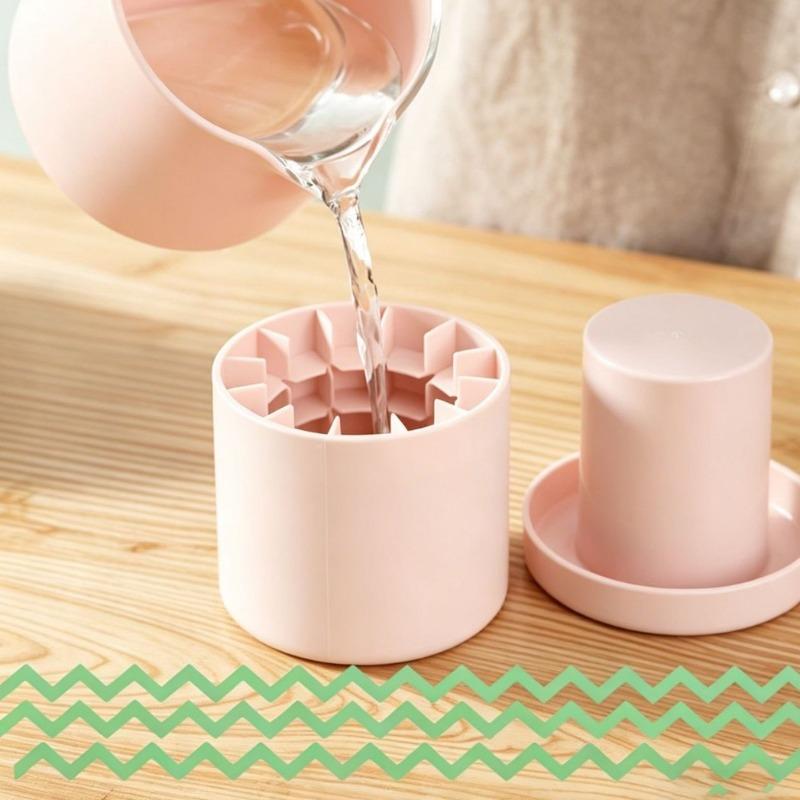 Silicone Cylindrical Ice Cube Tray - Home Ice-making Mold - Food-grade Creative Ice Cube Cup - Playful Squeeze Design - Ice Storage Box