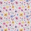 Outdoor Dekostoffe Oxford - Motiv Pastellfarbene Blumen I Dx664