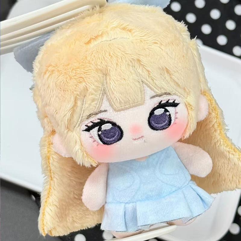 10Cm Cute Kpop Karina Plush Doll Yu Ji Min Stuffed Doll Toy Bag Charms Decoration Fans Collect Birthday Gifts