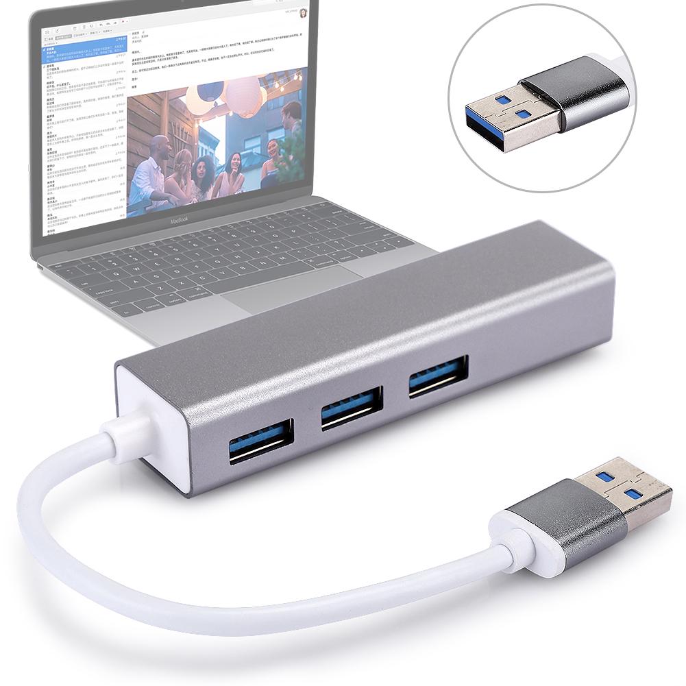 

DM HE83 Aluminium Alloy Wired Networking Card 100M USB 3.0 HUB Adapter USB to RJ45