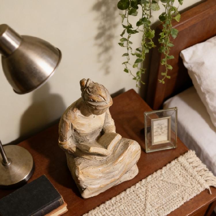 Women Figures Statues Collectibles Figurines Resin Praying Woman Figurines Inspirational Sculptures Ornament Home Decors