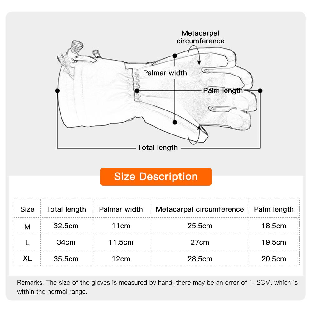 Guanti da sci Guanti da neve Guanti touchscreen impermeabili e antivento da uomo e donna per ciclismo