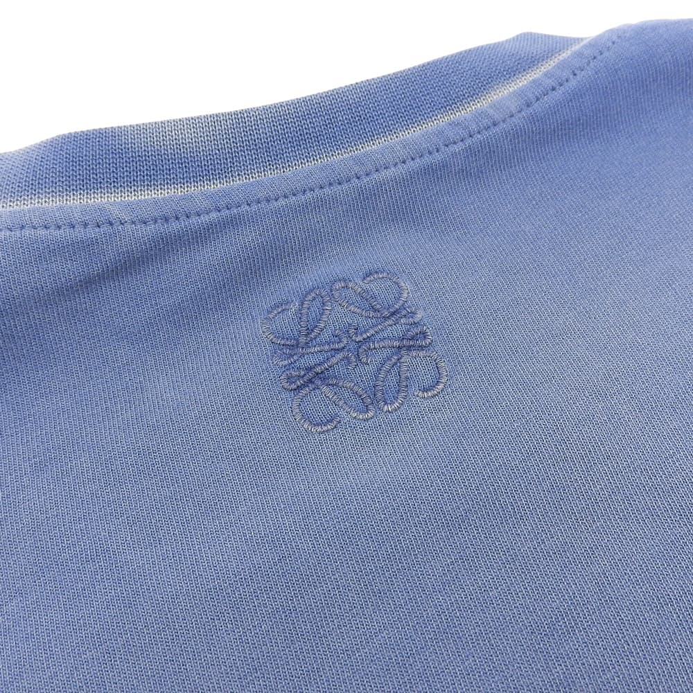 LOEWE Men's Oversized Fit T-Shirt, Blue, Small, S359Y22X63 tops S blueUsed