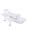 2022 Black Stiletto Heels: Chic Open-Toe Buckle Sandals for Women