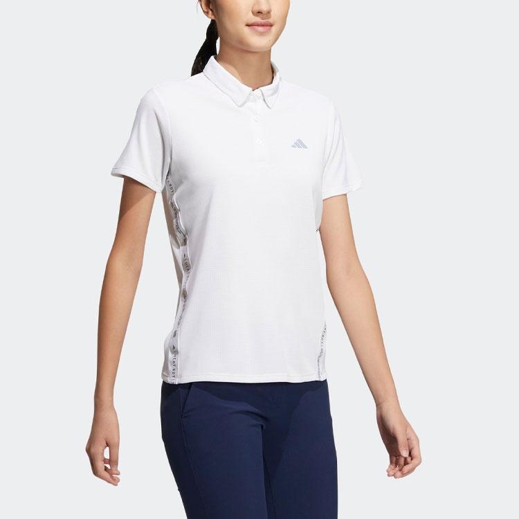 (WMNS) Adidas HEAT.RDY Polo Shirt Asia Sizing 'White' Women's HT0036