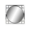 DKD Home Decor-Wall Mirror DKD Home Decor Silver Crystal Steel (70x2x70cm)