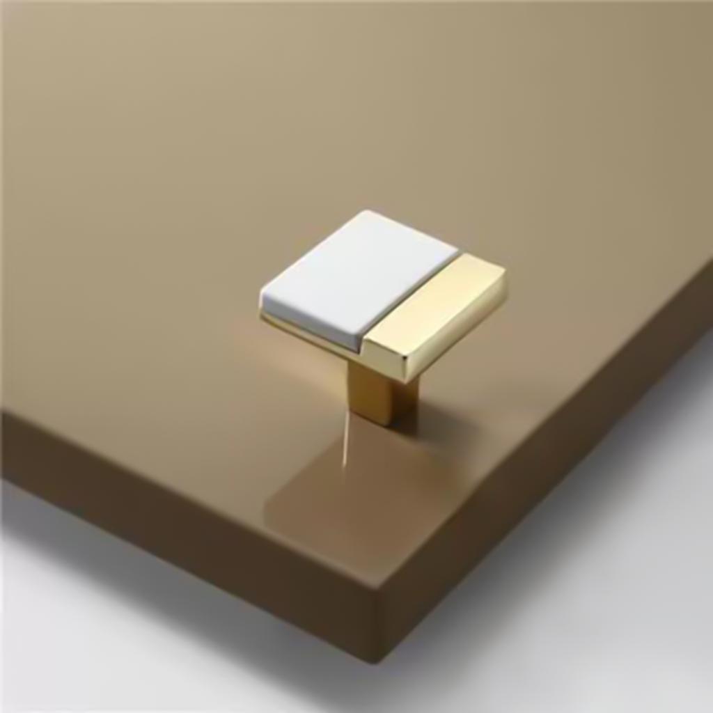 2pcs Single Hole Cabinet Handles for Dresser Drawers Bedside Table Kitchen Cupboard with Screws Closet Pulls