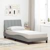 VidaXL Bed Frames Without Mattress Light Grey 90x200 Cm Fabric 3310363