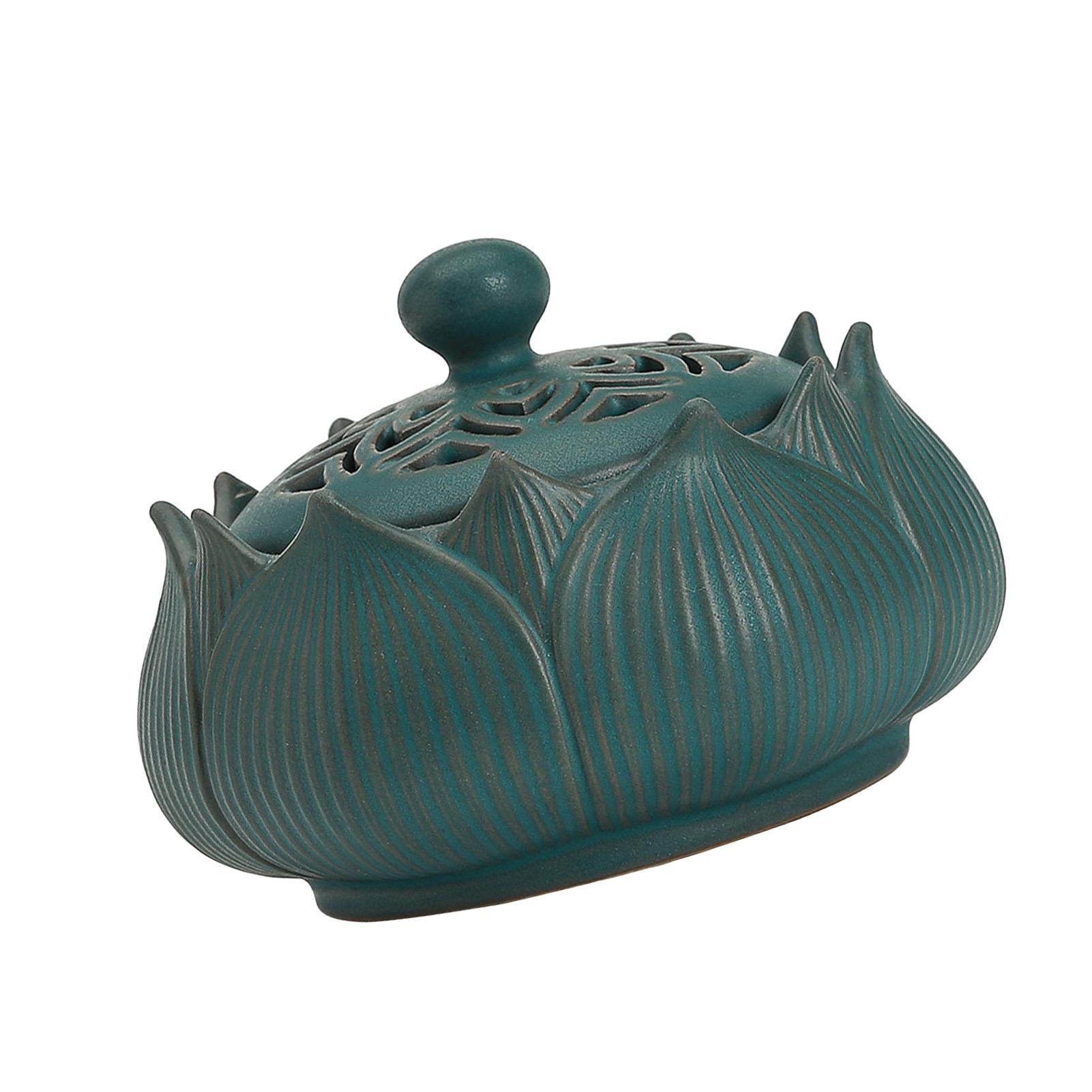 

Винтажная керамическая подставка для благовоний в форме цветка лотоса для украшения дома