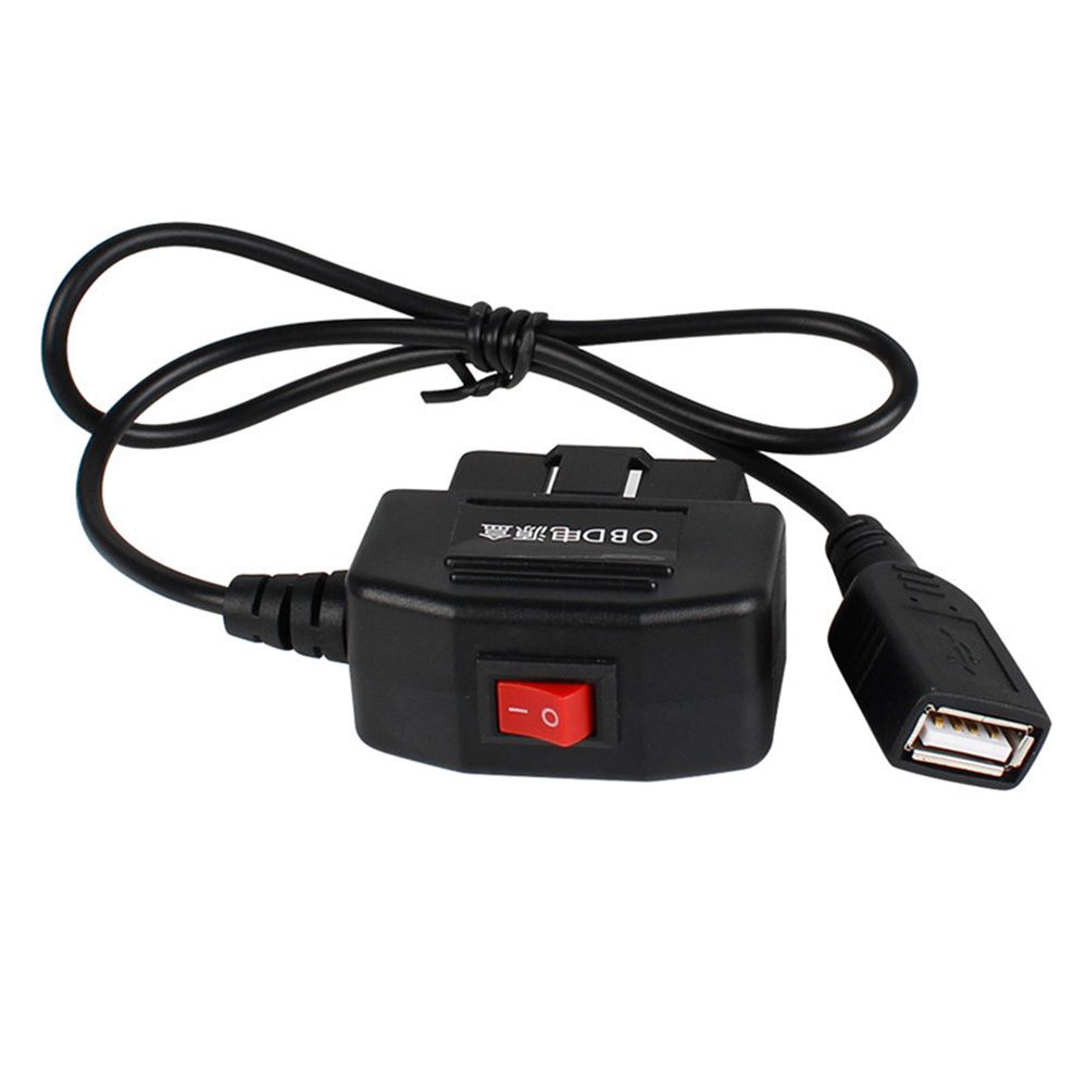 Practical USB Switch Wire Car Charge Cable Parking Monitoring Dash Cam Camcorder OBD Hardwire Kit