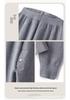 Unisex Wool Plush Pants: Warm, High-Waisted, Slim-Fit, Winter Base Layer for Couples