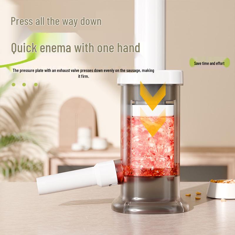 Manual Sausage Stuffer & Meat Grinder Tool