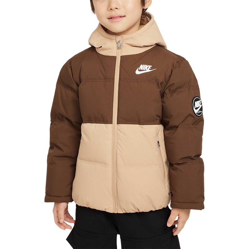 

Nike Down Jacket Brown/Khaki Children Aged 3 7 Years Old HV7184-247 120