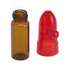 4PCS Portable Spices Dispenser with Knob Switch PP Refillable Mini Spices Storage Bottle Salt and Pepper Shaker with Funnel for Camping Travel