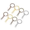 5/20Pcs 28mm Round Key Chains Key Rings Gold Color Split Rings Keychains For DIY Handmade Keyrings Jewelry Accessories Wholesale