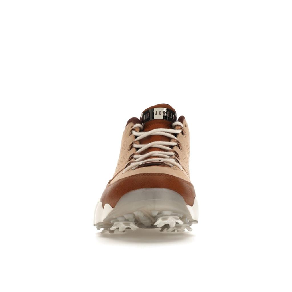 Happy Life Wood X Air Jordan 9 Low Golf Woodgrain Men Sneakers Brown Hemp Earth FN6929-200