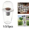 Kit Vaso per Coltivazione Idroponica Set Completo per Germinazione Piante per Balcone Lattuga Barbabietola Colza Prato e Giardino Didattica