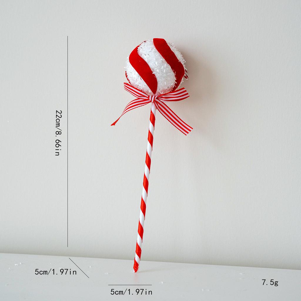 Multicolor Christmas Lollipop Decorations Foam Cartoon Candy Cane Hanging Pendants  New  Xmas Home Party Decor Navidad