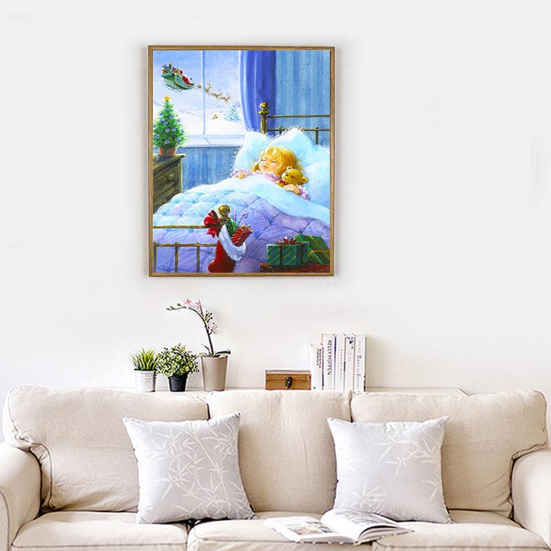 Full Square Drill Diamond Painting 5d Landscape House DIY Diamond Embroidery Cross Stitch Winter Handicraft Home Decor