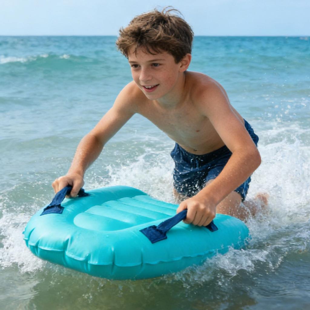 New Inflatable Surfboard, Composite PVC Inflatable Water Skiing Board, Surfing Toy, Water Slide Toy