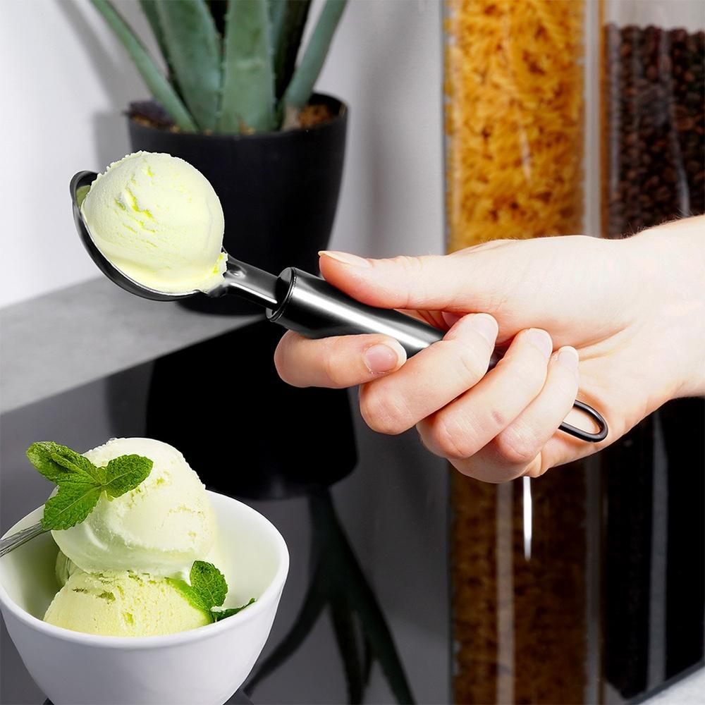 Kitchen Scoop Steel Spoon for Serving Ice Cream and Sorbet