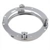 7" LED Headlight Trim Ring Mounting Bracket Fits For Harley Street Glide Chrome