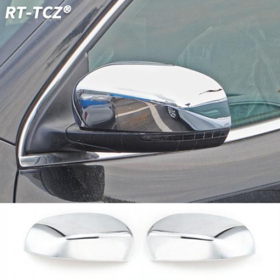 Rear View Side Mirror Cover Trim For Jeep Cherokee 2014-19 & Compass 2017+Chrome