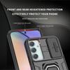 Für Samsung Galaxy A54 5G Hülle Für Samsung A14 A24 A34 A54 Hülle Linsenschieber Fenster Armor Stoßfest Halter Magnetischer Bumper