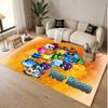 Custom Name Text Crystal Velvet Rug,Blox Fruits Soft Plush Decorative Non Slip Floor Carpet