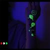 Luminous Tattoo Stickers Temporary Fake Tattoos Kid Glow Paste On Face Arm Leg for Children Body Art Mermaid Dinosaur Sticke