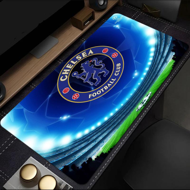 Chelsea Fc Champions League mouse pad, rubber base, esports desk mat, mouse pad for gamers and office use, gaming desk , easy to clean mat
