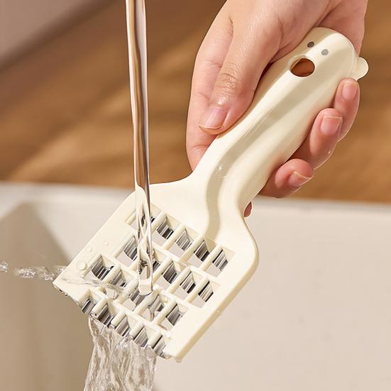 Vegetable Grater with Wide Handle Multi-Purpose Sharp Stainless Steel Blade Shredder Efficient Shredding Easy to Store Kitchen Tool