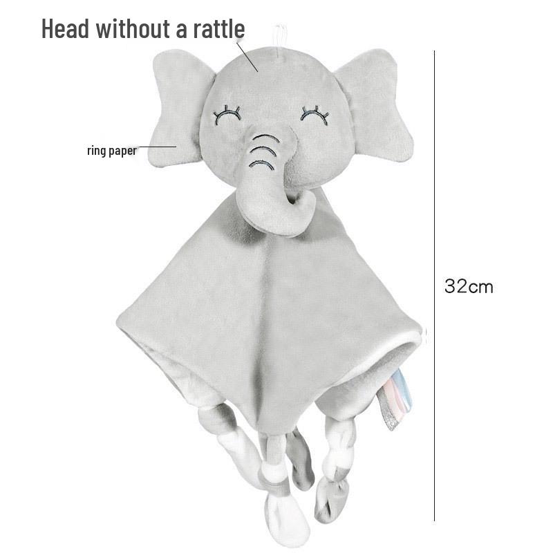 

BBSKY Baby Animal Plush Crinkle Towel Handkerchief 32cm